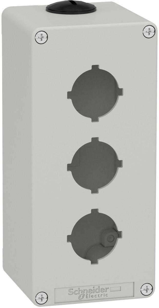 Leergehäuse XAP Metall grau für 3x30mm 80x175x77 mm M25