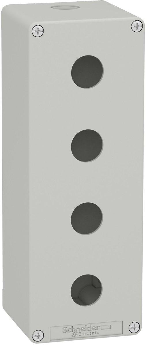Leergehäuse XAP Metall grau für 4x22mm 80x220x77 mm M25