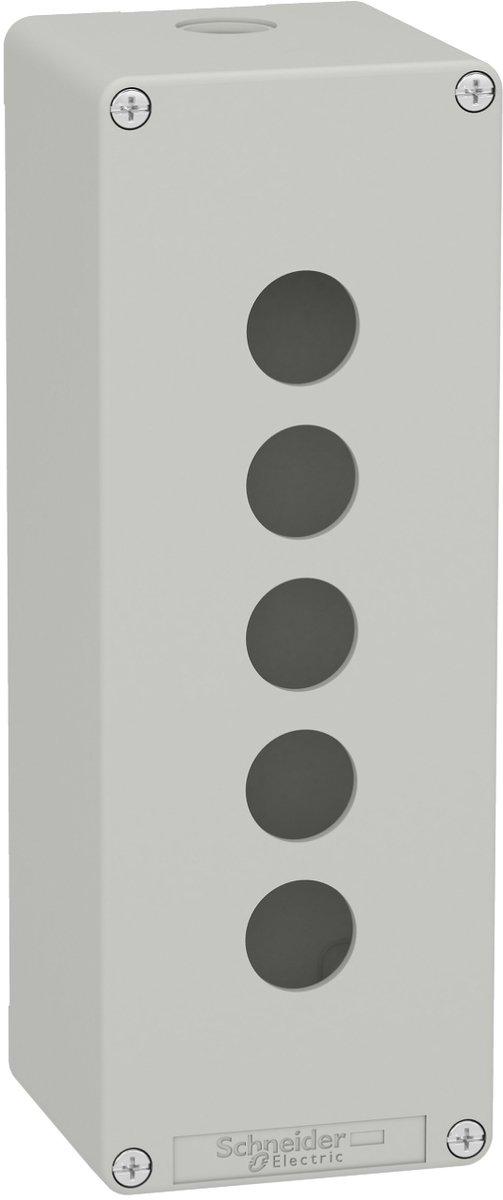 Leergehäuse XAP Metall grau für 5x22mm 80x220x77 mm M25