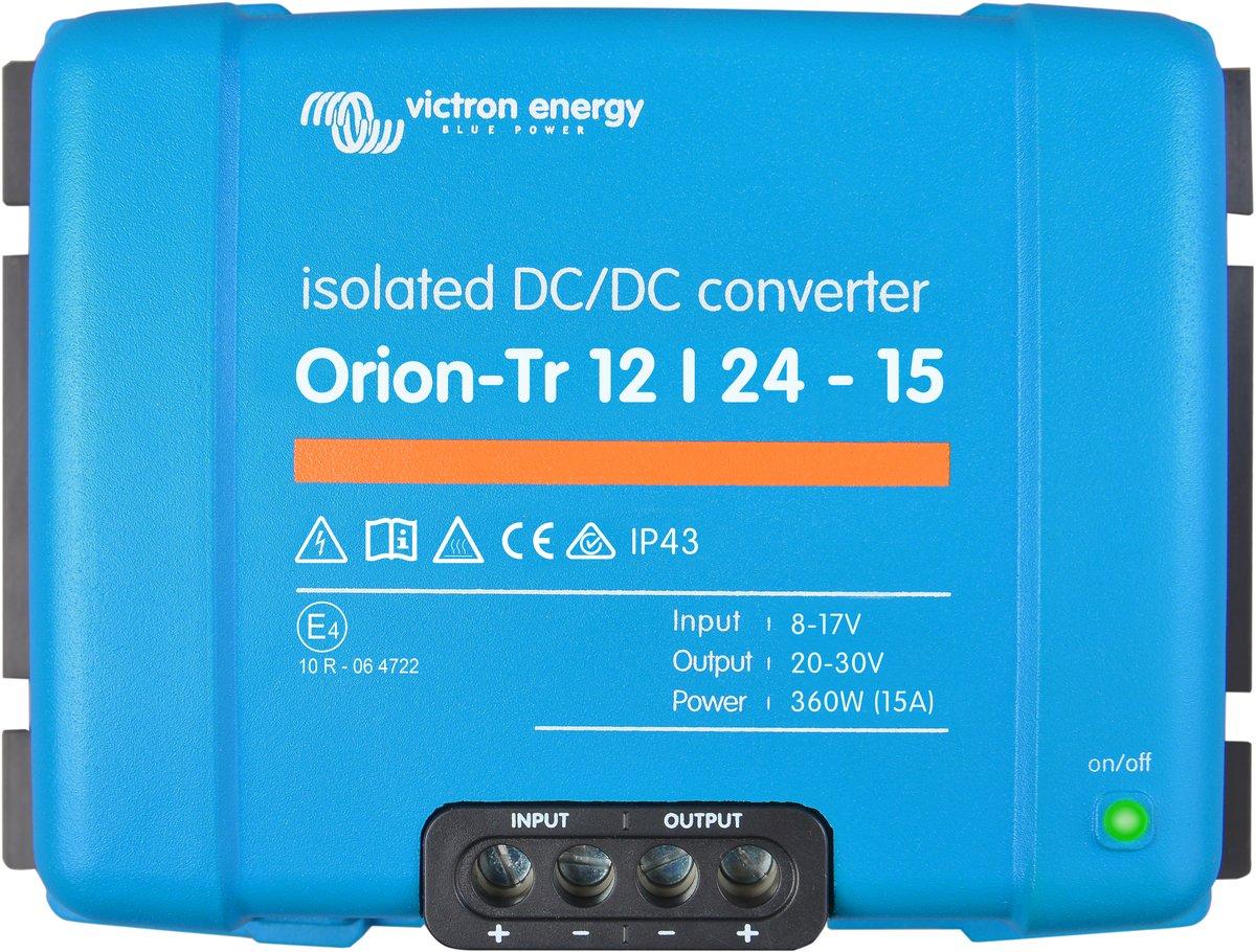 Orion-Tr 12/24-15A (360W) Isolated DC-DC converter