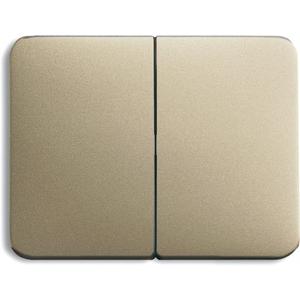 Wippe für Serien Wechsel/Wechsel Doppeltaster palladium matt