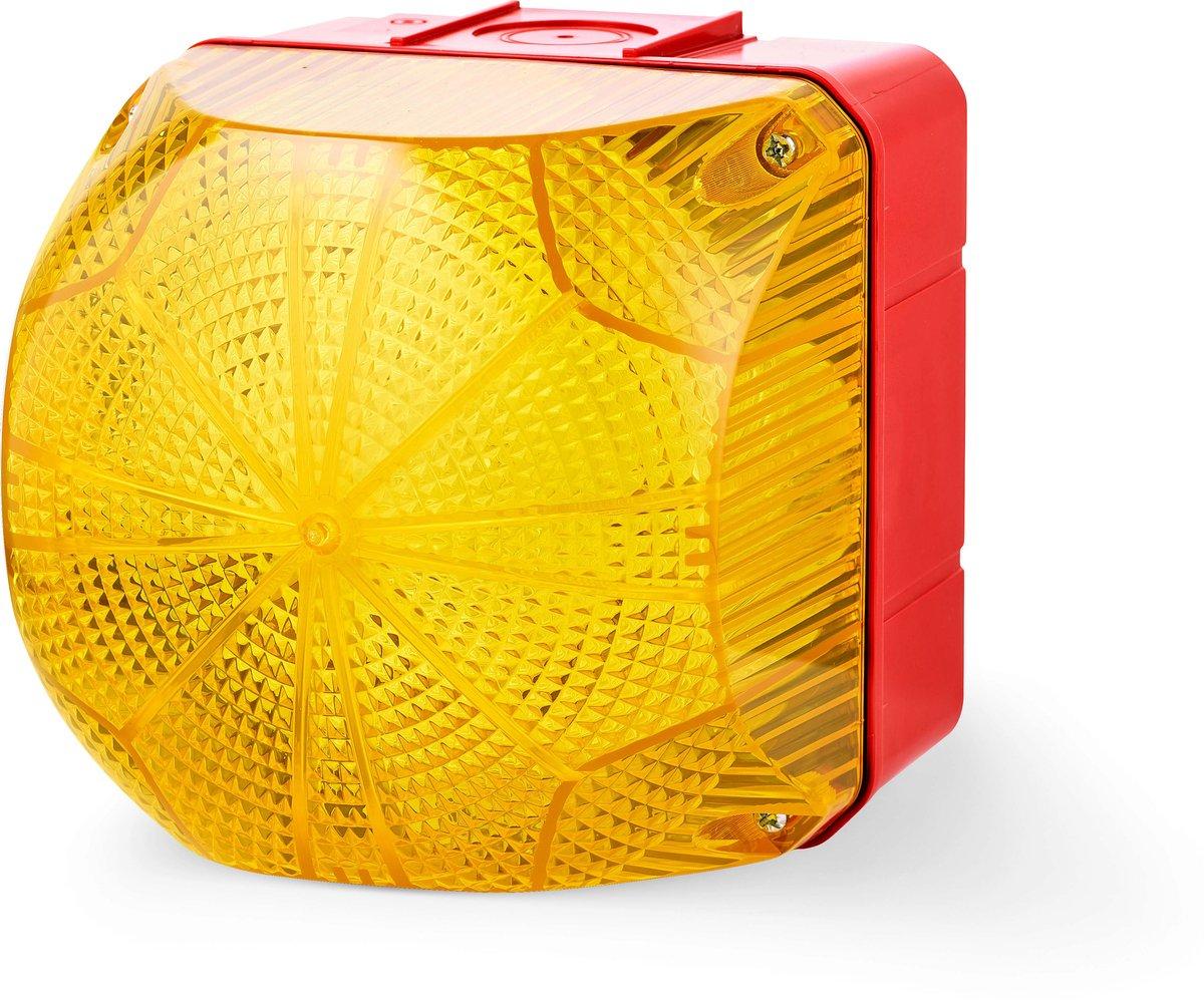 QDS LED Dauer-/Blinkleuchte 24 V AC/DC gelb rot (RAL 3000)