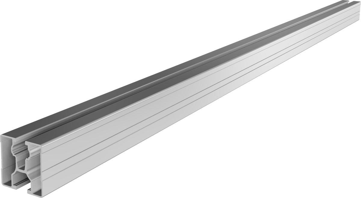 Modultragschiene 40x40 mm - 4,75 mm schwarz eloxiert