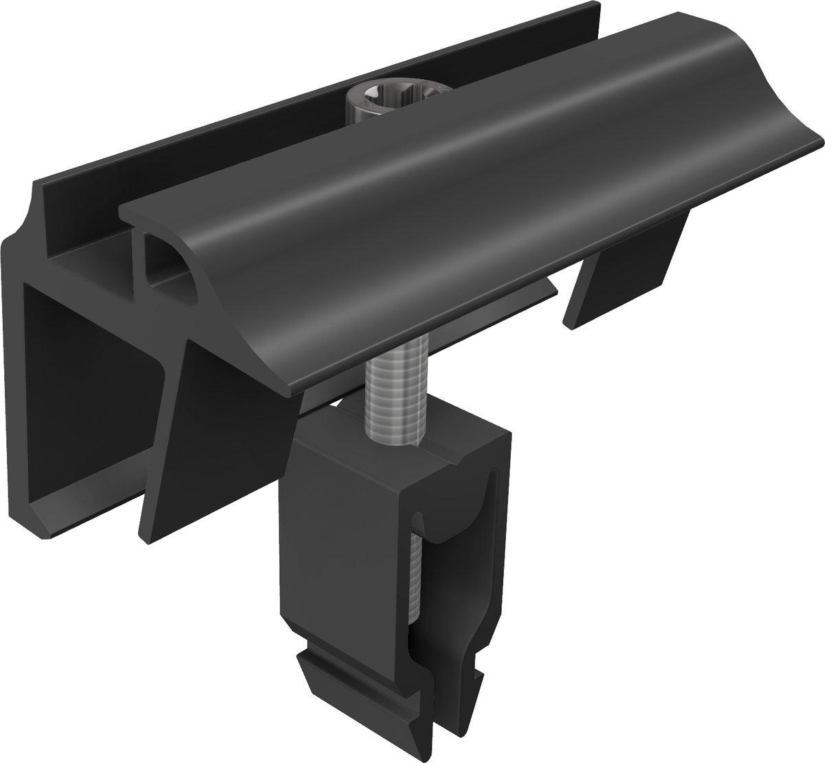 Modulendklemme Vario 30-50 mm schwarz