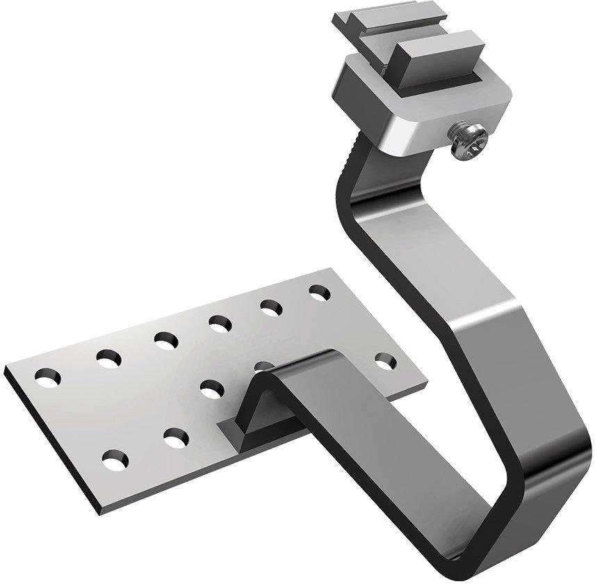 Edelstahl-Dachhaken Höhe 45 mm für hohe Schneelasten