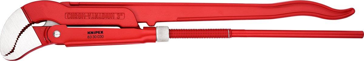 Rohrzange S-Maul rot pulverbeschichtet 680 mm