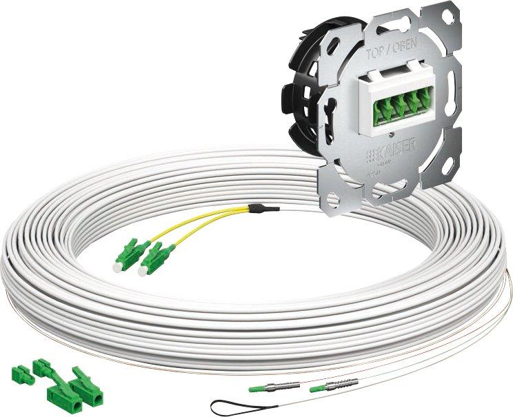 Teiln.Anschl. Gf-TA E3S Connect 2xF LC/APC DX L=30m HÜP UP
