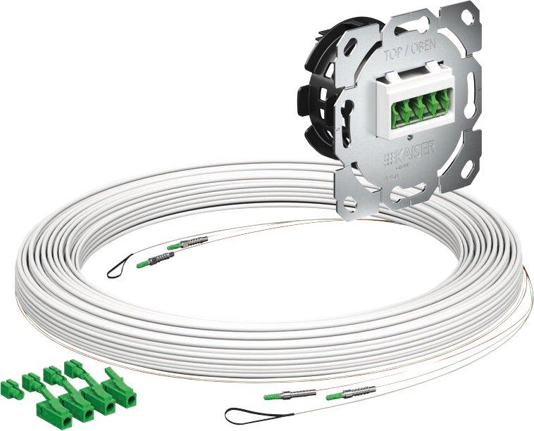 Teiln.Anschl. Gf-TA E3S Connect 2xF LC/APC DX L=20m Gf-GV UP
