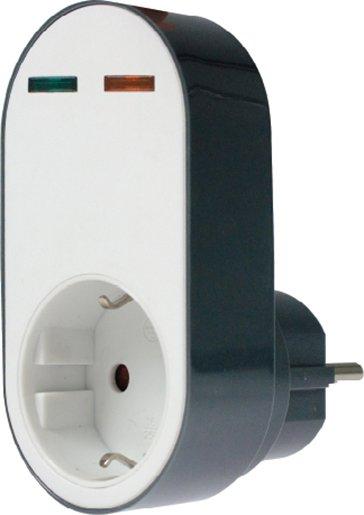 Überspannungsschutzadapter 18611 weiß