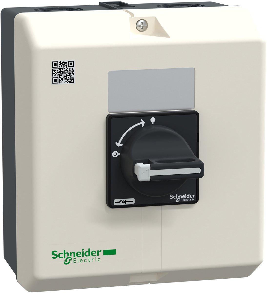 Hauptschalter 3p 690V 50A +Aufbaugehäuse Griff schwarz abschließbar
