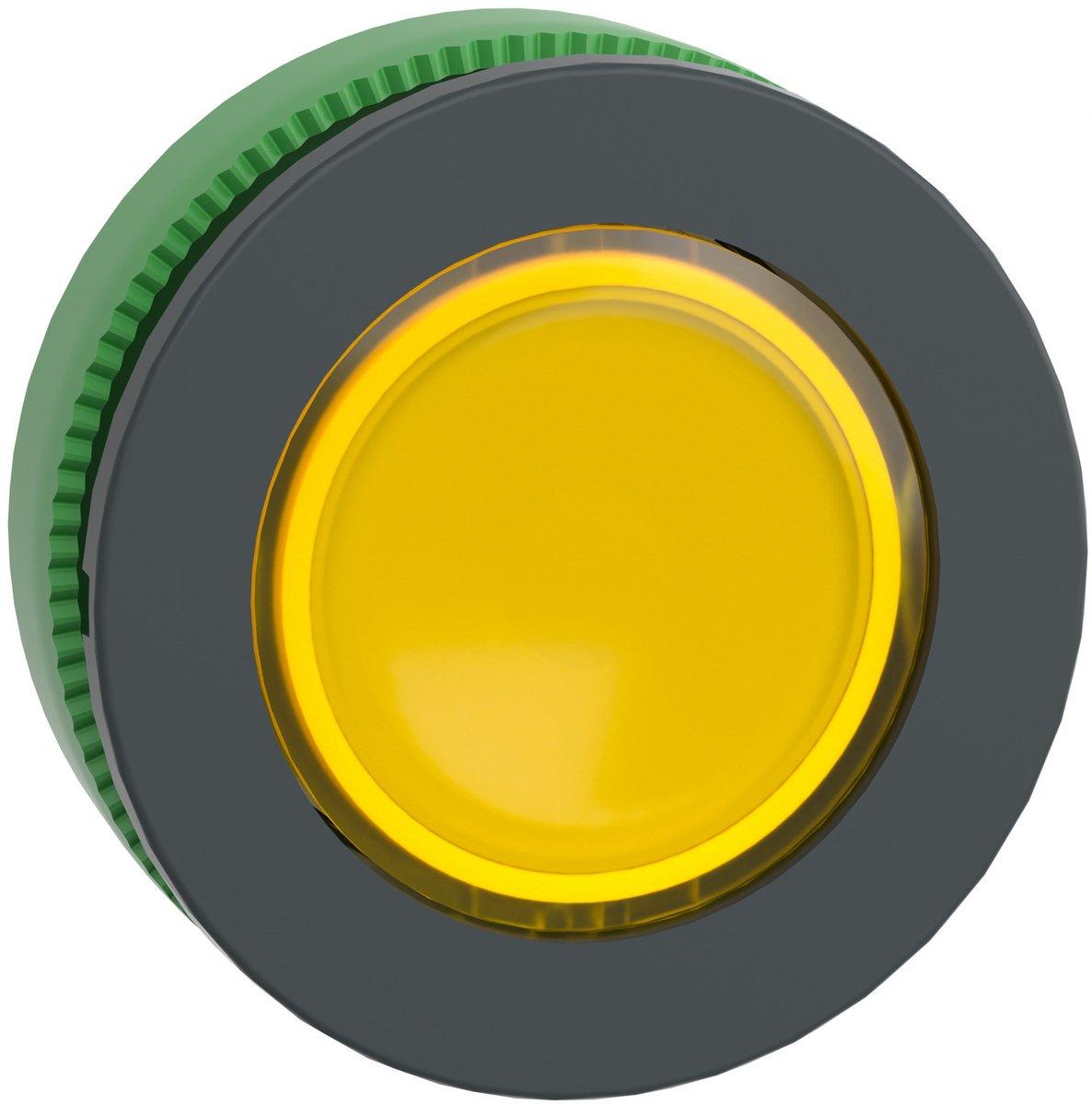 Leuchtdrucktaster Frontelement Harmony XB5F Kunststoff gelb 30mm für LED