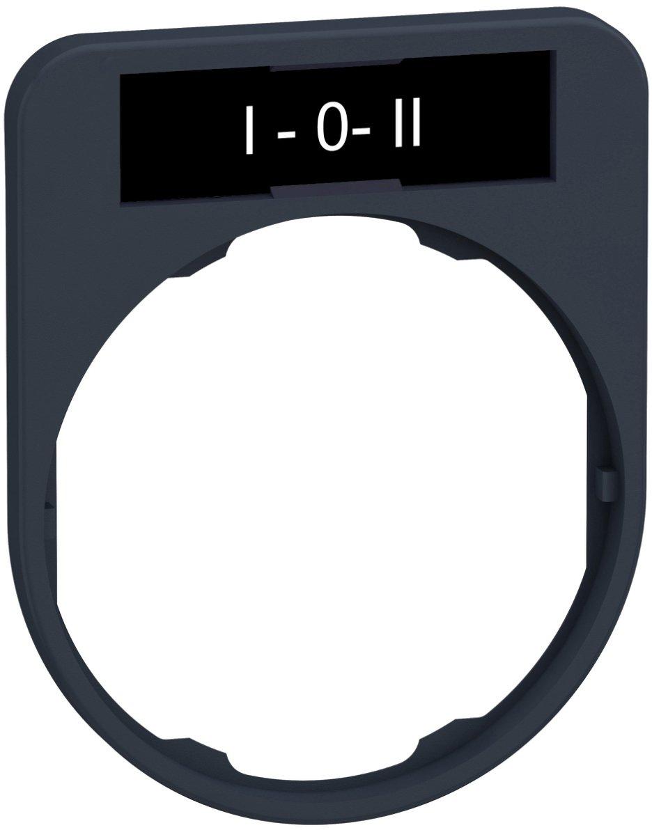 Schildträger 40x50mm mit Schild für Harmony 30mm