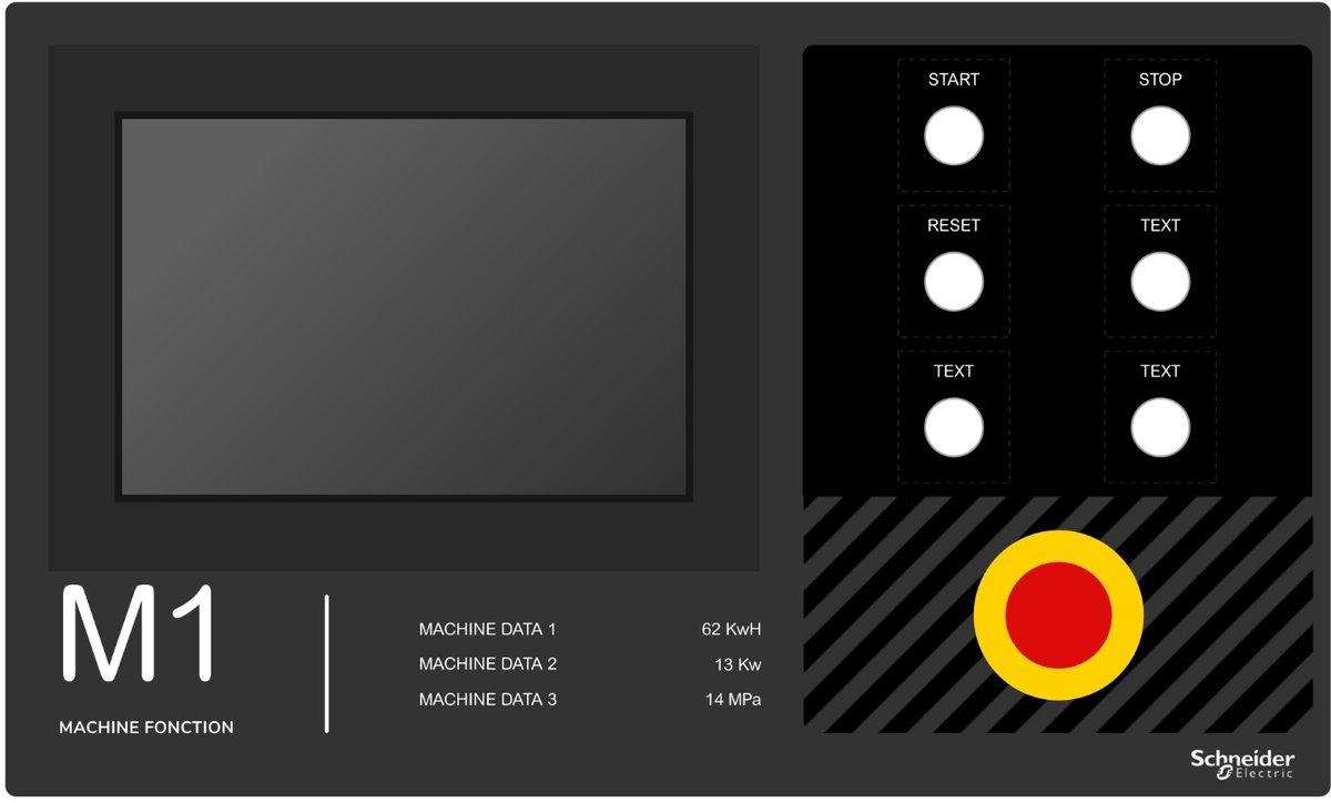 Beschriftungsfeld 500x300mm, zum Aufkleben, Beschriftung vorgefertigt