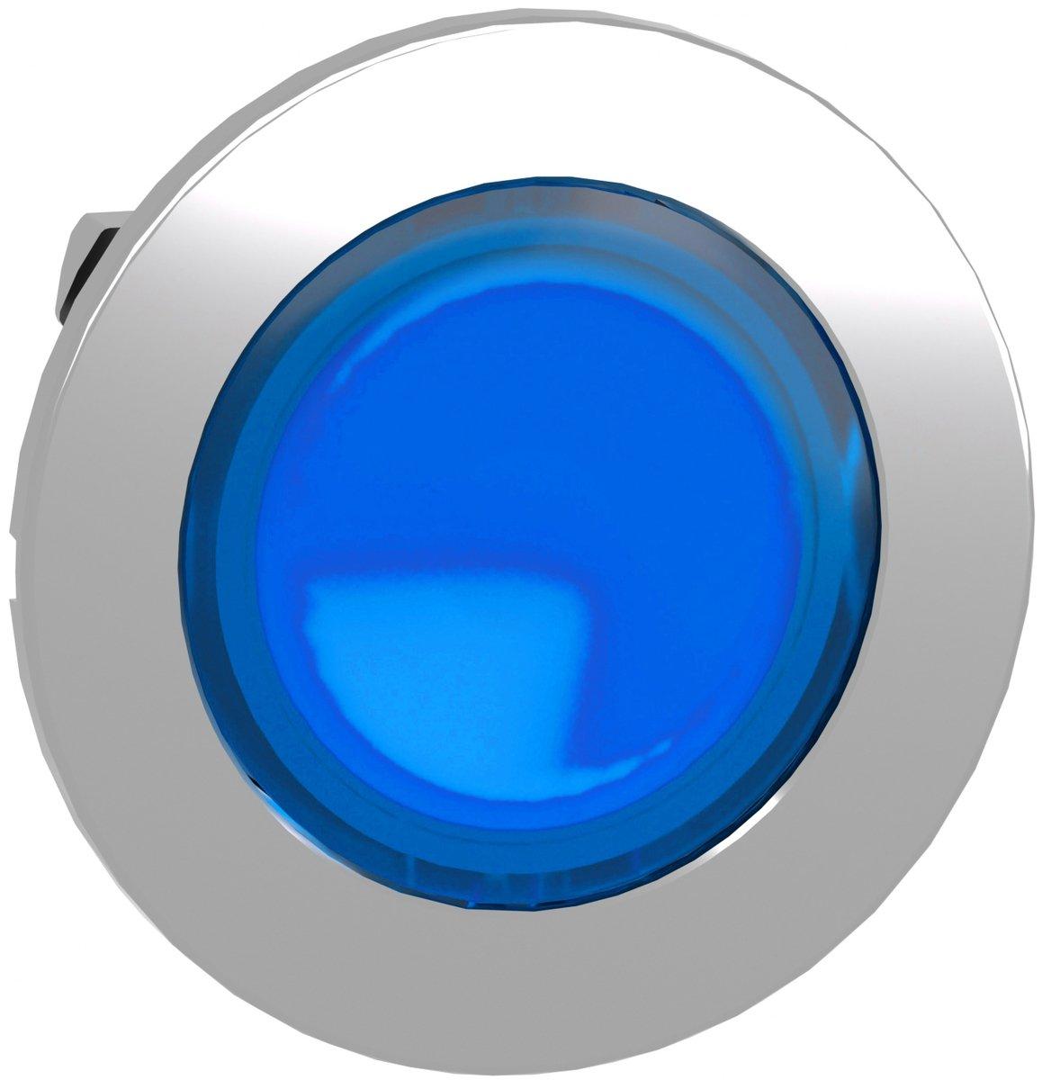 Leuchtdrucktaster Frontelement Harmony XB4F Metall blau 30mm für universelle LED
