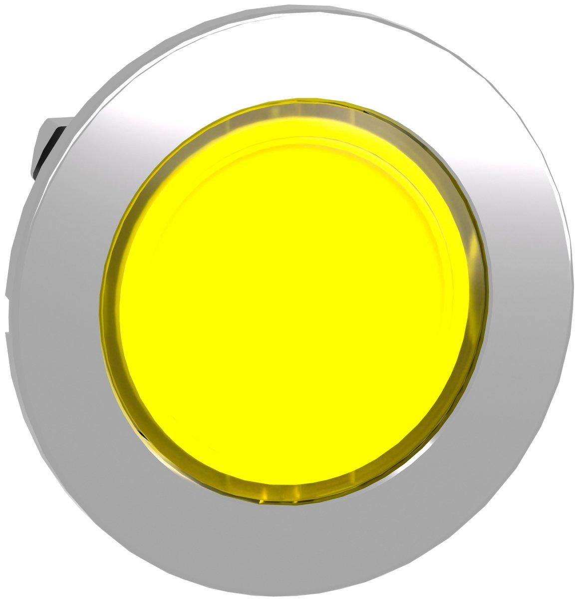 Leuchtdrucktaster Frontelement Harmony XB4F Metall gelb 30mm für universelle LED