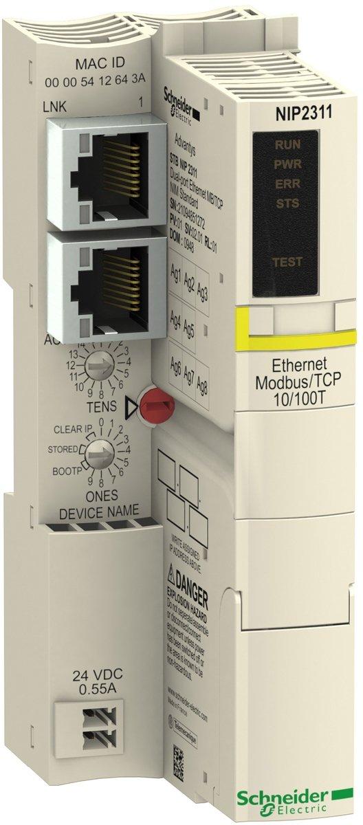 Standard-Netzwerkschnittstellenmodul STB, Ethernet Modbus TCP/IP, 10-100 Mbits