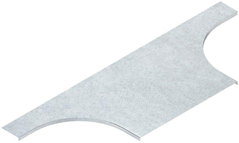 Deckel für Anbau T-Stück für KR Breite 304mm Stahl feuerverzinkt DIN EN ISO 1461