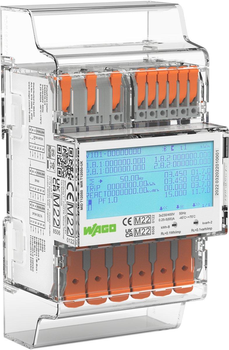 Energiezähler (MID) für Direktanschluss 65A 3x230/400V 50Hz Modbus und M-Bus