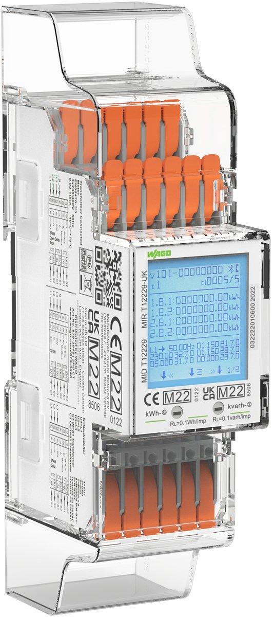 Energiezähler(MID) für Wandleranschluss 1A / 5A 3x230/400V 50Hz Modbus und M-Bus