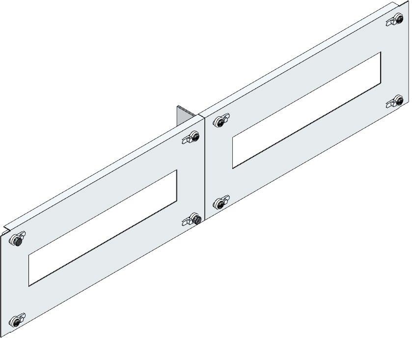 Blenden Teilungs-Set Breite C Metall, mittig geteilt