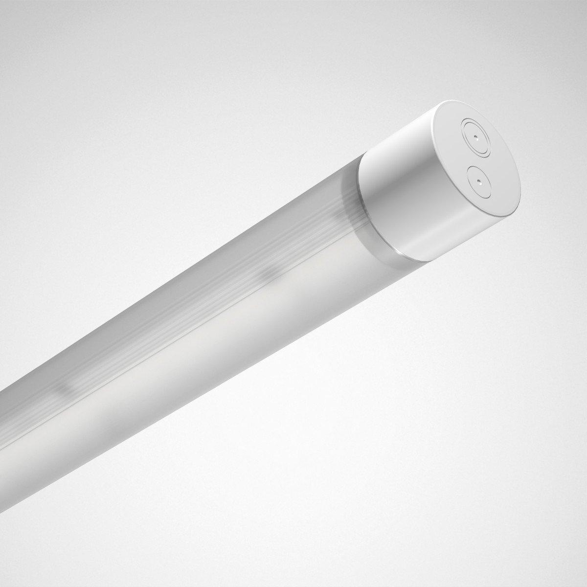 Rohrleuchte LED 75mm TugraHE 15 PW19 UGR19 47-840 ETDD DALI weiß