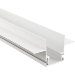 LED Montageprofil Ziegel weiß lackiert 3m