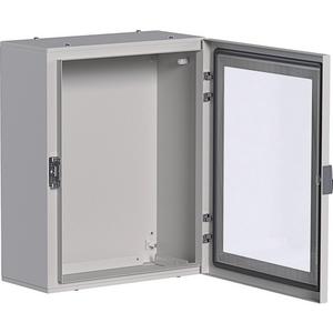 Orion Schrank SKI Klarsichttür 500x400x200 mm lichtgrau