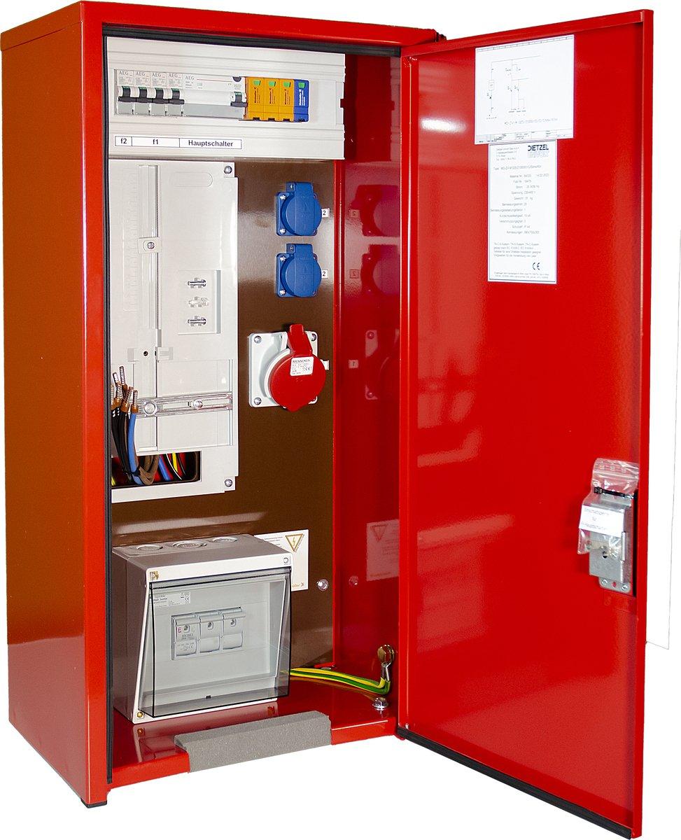 Zählerverteilerschrank MO-ZV-M 025/21000/01/ Ausführungen 25A 390x750x300mm