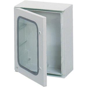 Orion Schrank SKII Klarsichttür 650x500x250 mm Lichtgrau FL271B