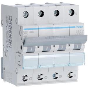 LS-Schalter 3P+N 6kA C-63A QC 4M