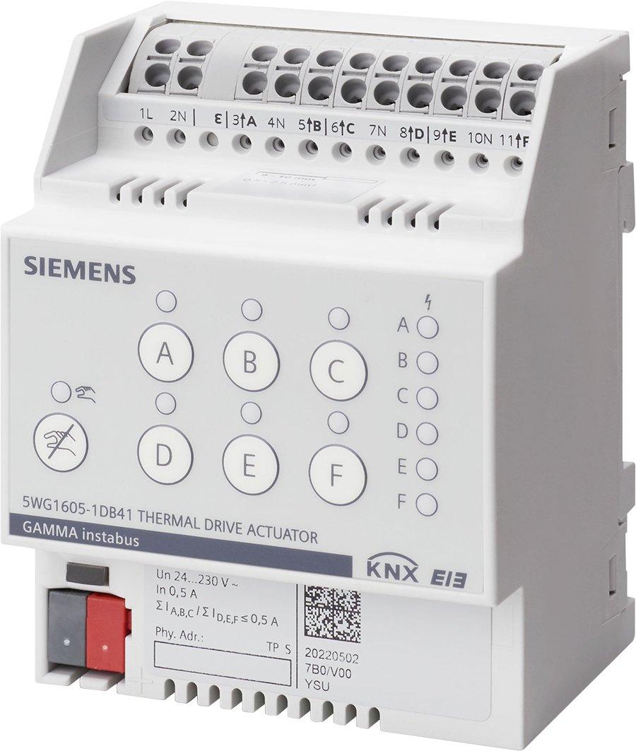 N 605D41 Thermoantriebaktor - 6x AC 24-230 V mit 6 integrierten Reglern