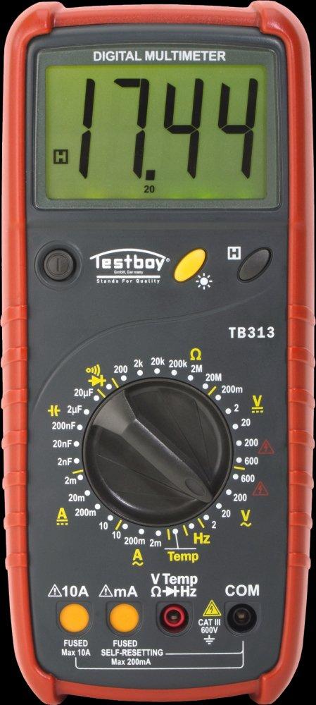 Digital-Multimeter mit automatischem Messbereichsschutz und Temperaturmessung
