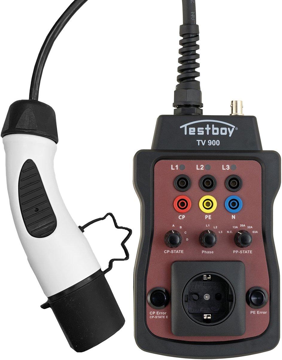 Ladesäulenprüfadapter für die Prüfung von genormten Typ-2 Ladesäulen