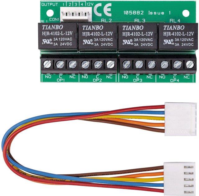 Secoris 4-fach-Relaisplatine AZMO60010