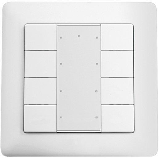 8-Fach Taster PUSH BUTTON x8 DALI-2 WH