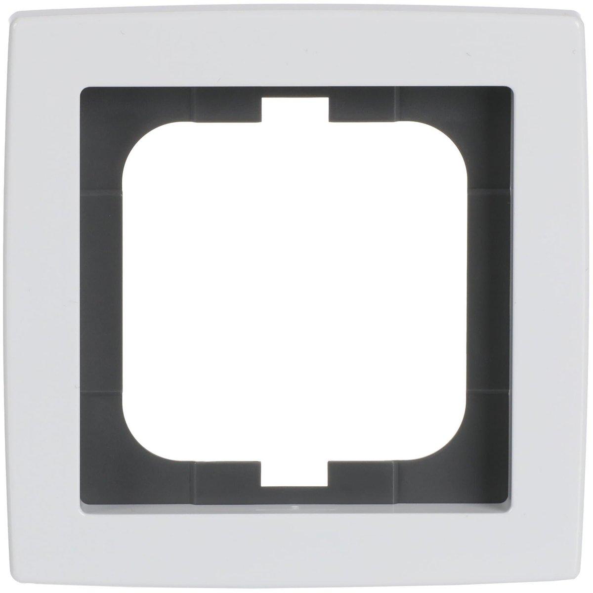 Abdeckrahmen 1-fach studioweiß - solo