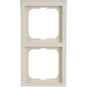 Abdeckrahmen 2-fach elfenbeinweiß - future linear