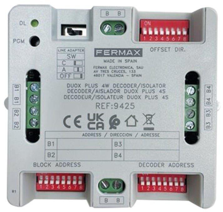 DUOX plus Decoder- Isolator 4 Ausgänge 5TE