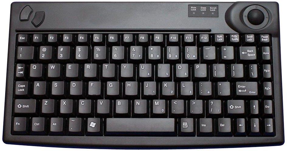 Hochwertige Industrie-Tastatur mit integriertem Trackball