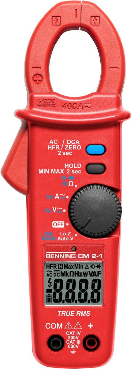 TRMS-Digital-Stromzangen-Multimeter 400A AC/DC  - 600V AC/DC  - 40MOhm - 10mF