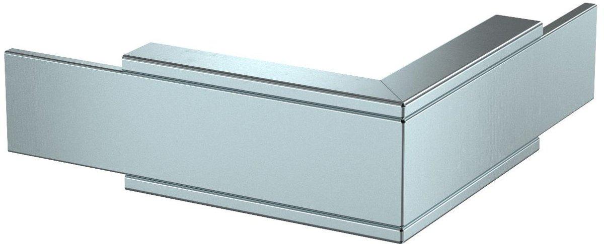 Außeneck mit Brandschutzgewebe 320x100x320 mm Stahl bandverzinkt