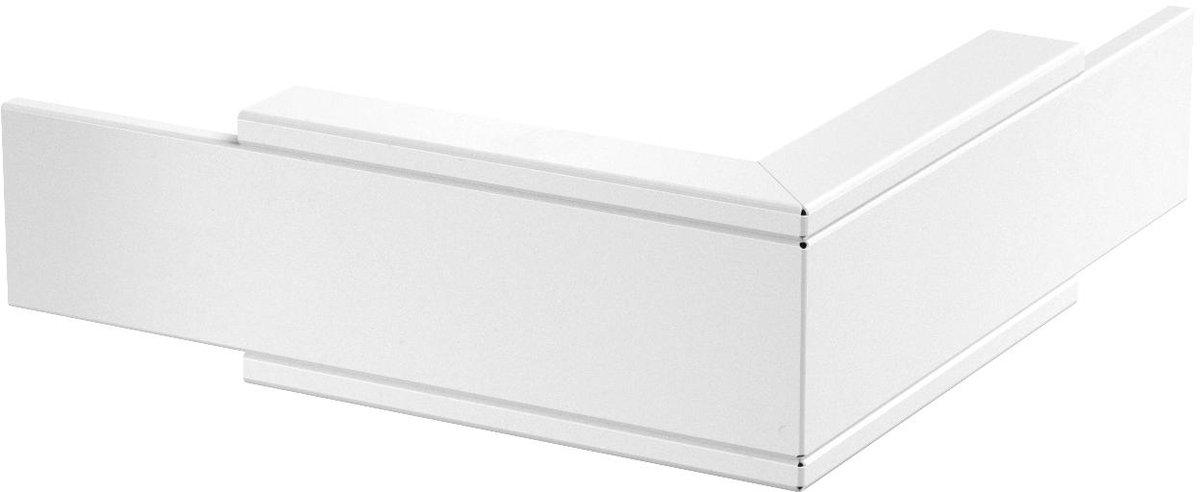 Außeneck mit Brandschutzgewebe 320x100x320 mm Stahl pulverbeschichtet reinweiß