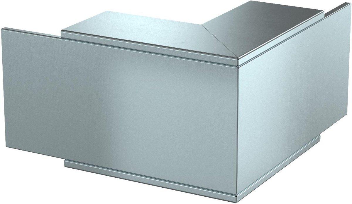 Außeneck mit Brandschutzgewebe 370x200x370 mm Stahl bandverzinkt