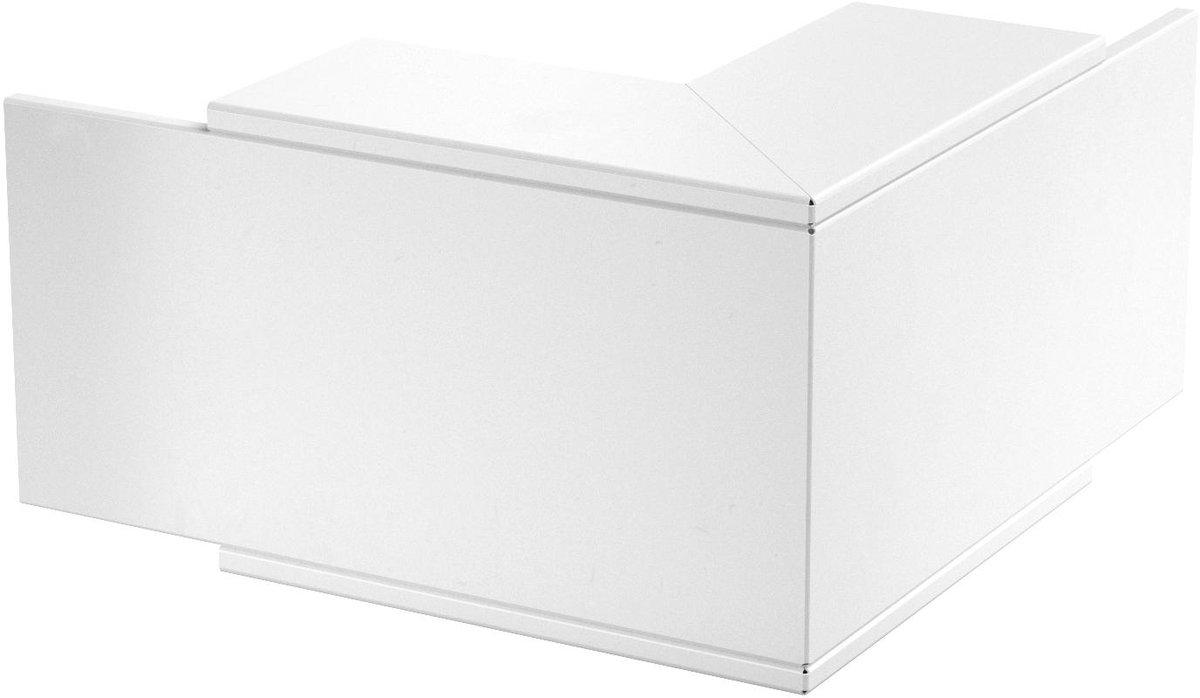 Außeneck mit Brandschutzgewebe 370x200x370 mm Stahl pulverbeschichtet reinweiß