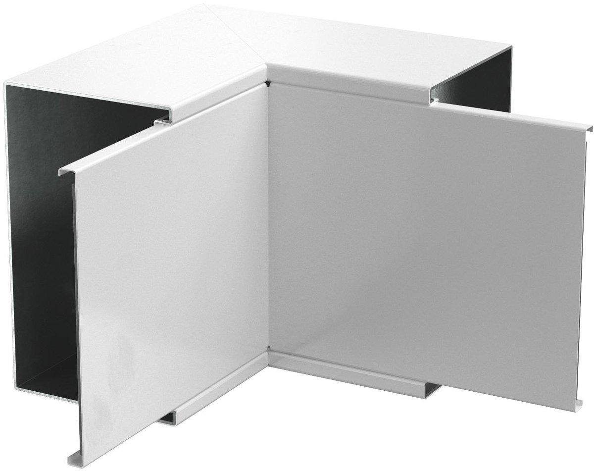Inneneck mit Brandschutzgewebe 330x200x330 mm Stahl pulverbeschichtet reinweiß