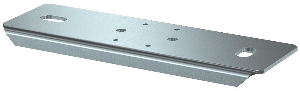 Auflager für abgehängte Montage 200x67x12 mm Stahl bandverzinkt