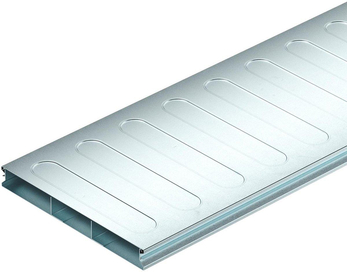 Unterflurkanal 2-teilig 3-zügig 2000x250x28 mm Stahl bandverzinkt
