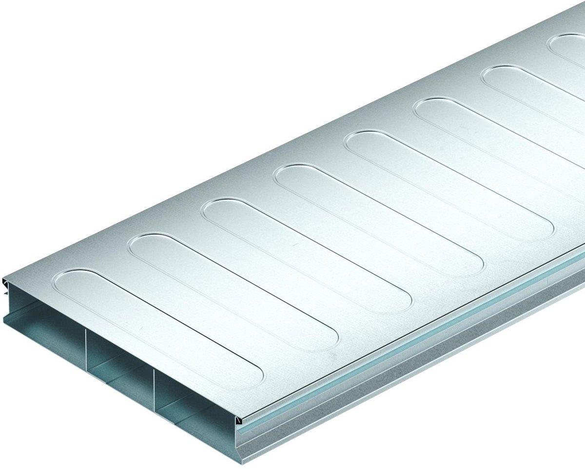 Unterflurkanal 2-teilig 3-zügig 2000x250x38 mm Stahl bandverzinkt