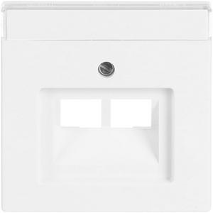 Zentralscheibe mit Beschriftungsfeld UAE/IAE 2-fach studioweiß - Plattform 63