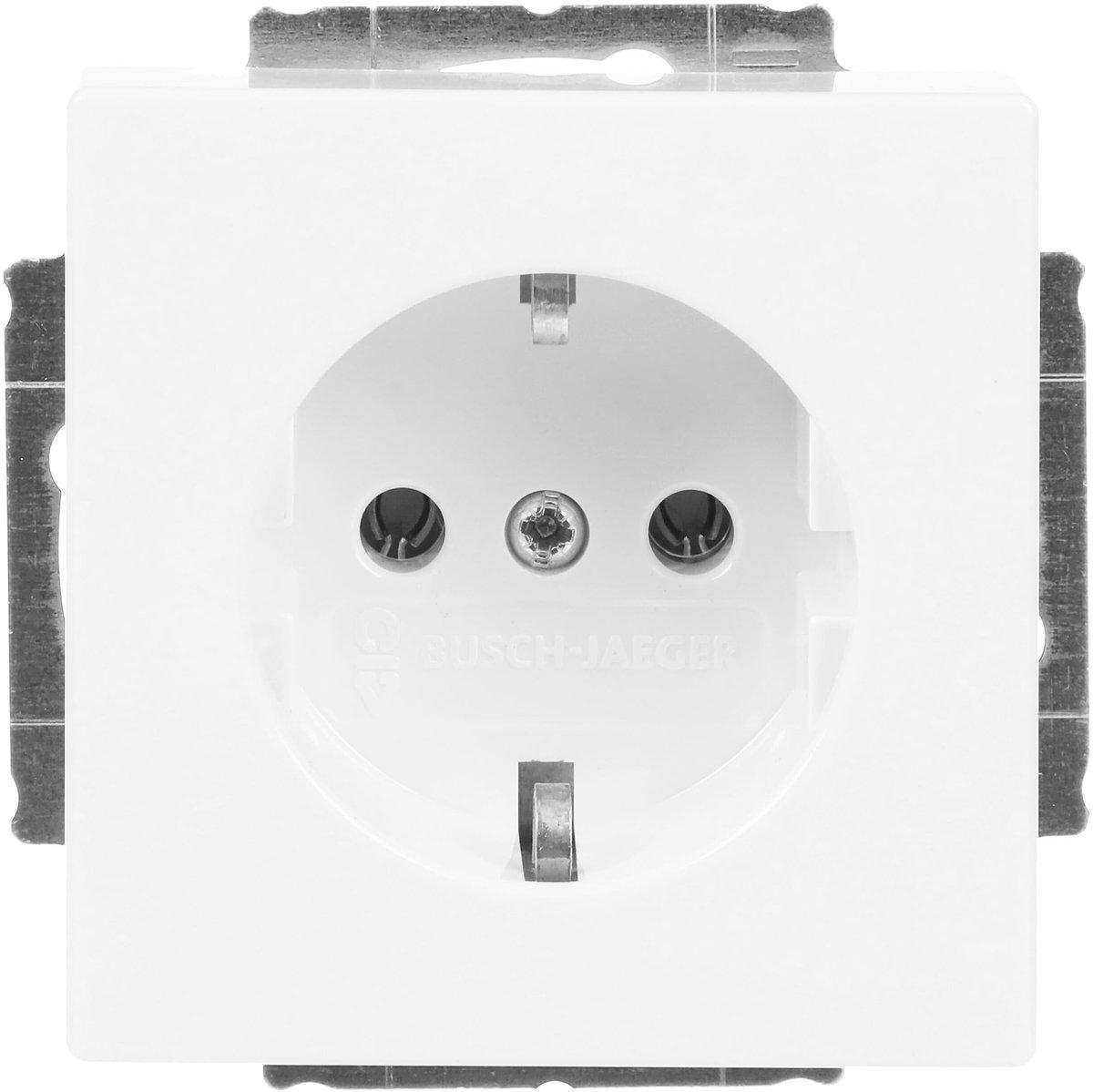 SCHUKO Steckdosen-Einsatz studioweiß - Plattform 63
